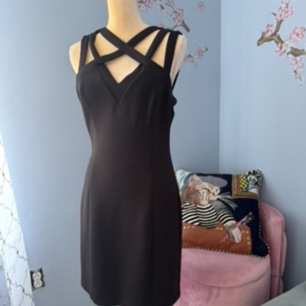 Guess Cocktail Length Black Dress Medium